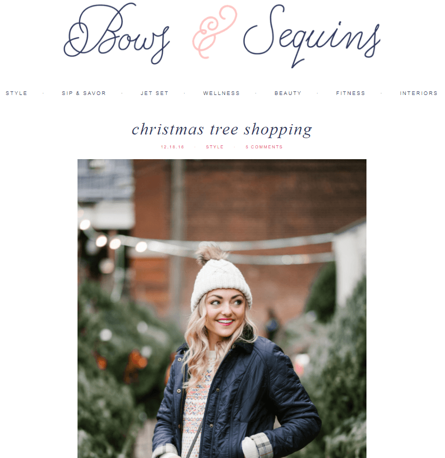 Bows & Sequins 2016 - City Tree Delivery - Chicagoland Christmas Tree Delivery