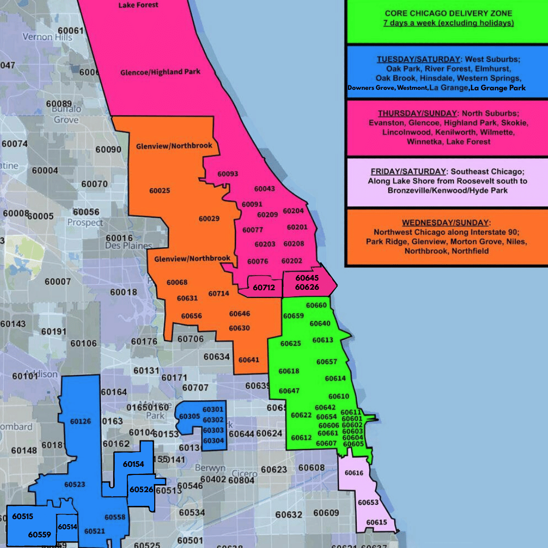 City Tree Delivery Delivery Coverage Map