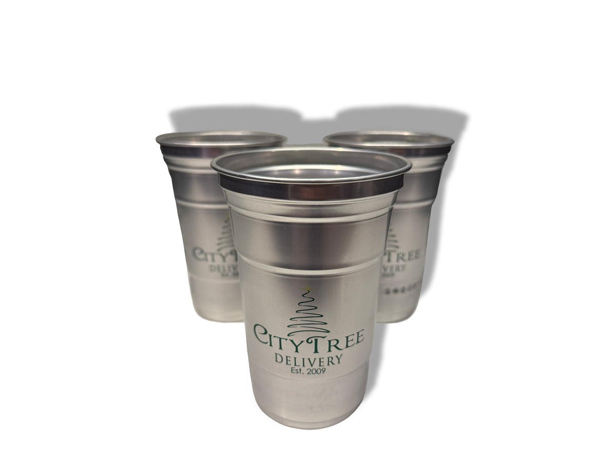 Recyclable Aluminum Cup - Set of 4