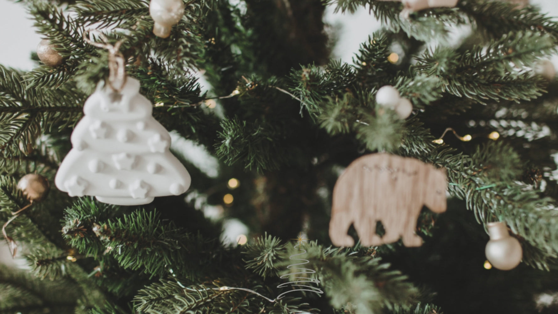 Decorated Fraser fir Christmas tree - Chicago delivery and setup service